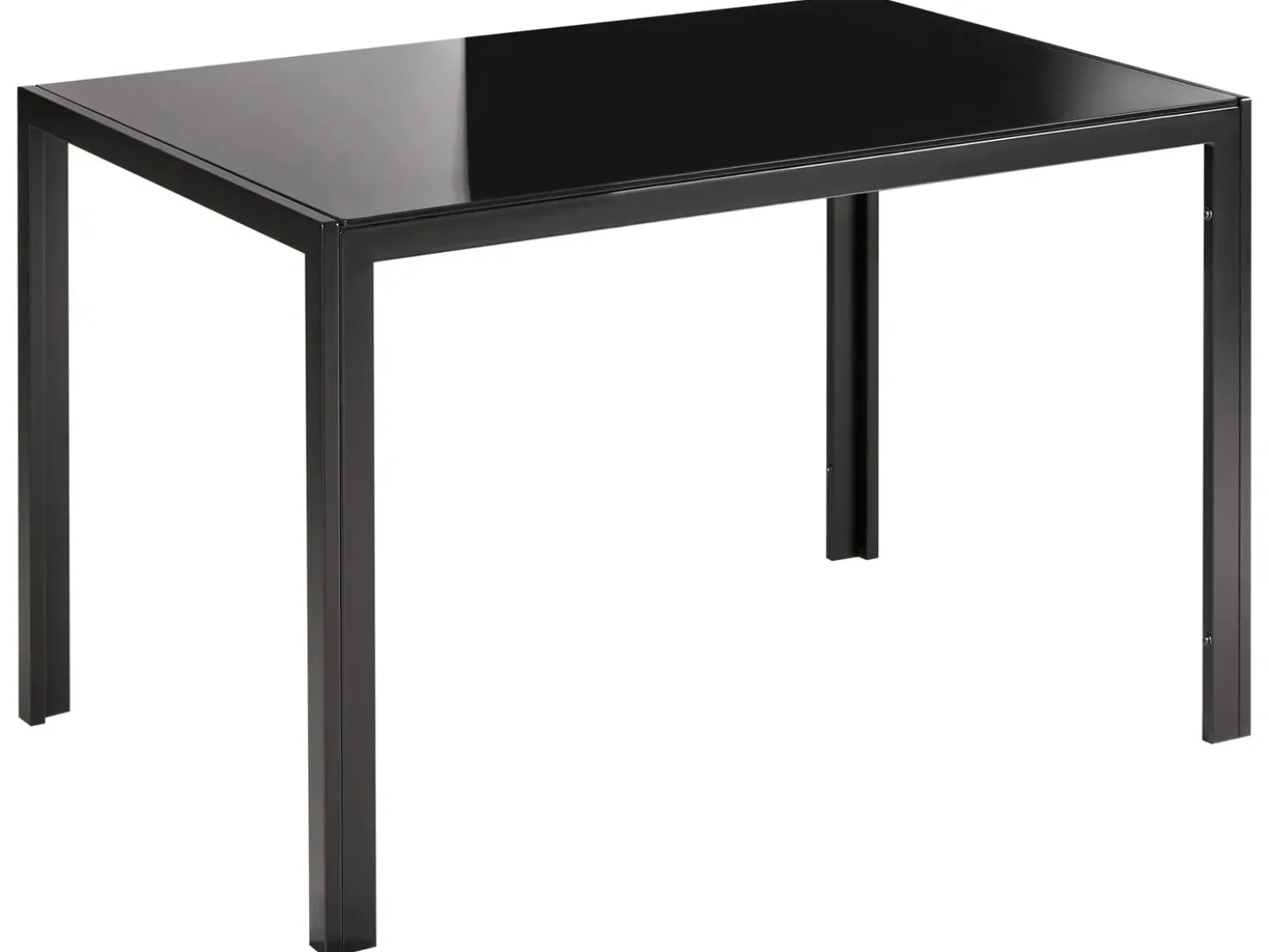 Tavolo da pranzo LAVOS Nero 120 cm 80 cm Vetro temperato