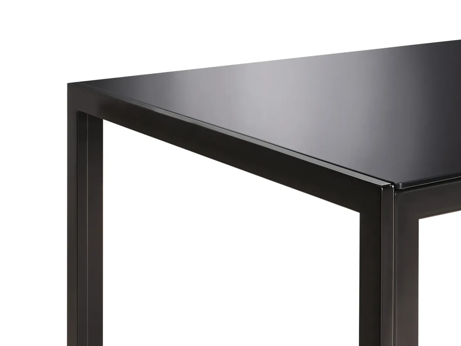 Tavolo da pranzo LAVOS Nero 120 cm 80 cm Vetro temperato