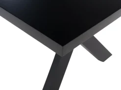 Hot Beliani Tavolo da pranzo LISALA 180 cm 100 cm Nero