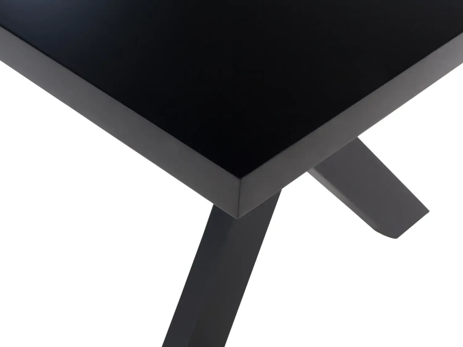 Hot Beliani Tavolo da pranzo LISALA 180 cm 100 cm Nero