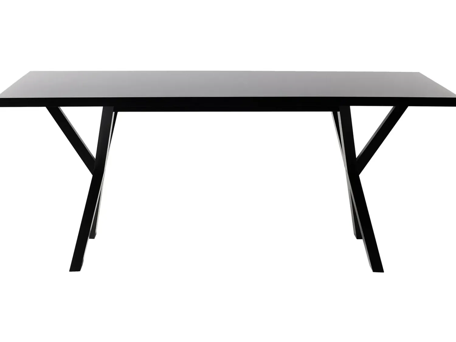 Hot Beliani Tavolo da pranzo LISALA 180 cm 100 cm Nero
