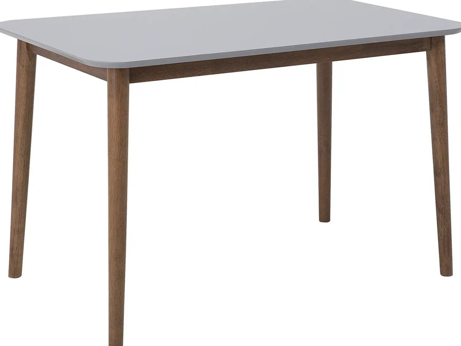 Online Beliani Tavolo da pranzo MODESTO Grigio 120 cm 80 cm Legno Marrone Grigio