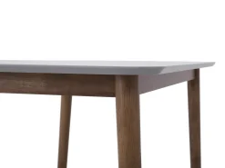 Online Beliani Tavolo da pranzo MODESTO Grigio 120 cm 80 cm Legno Marrone Grigio