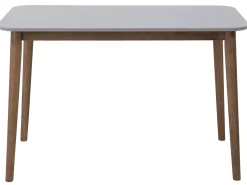 Online Beliani Tavolo da pranzo MODESTO Grigio 120 cm 80 cm Legno Marrone Grigio