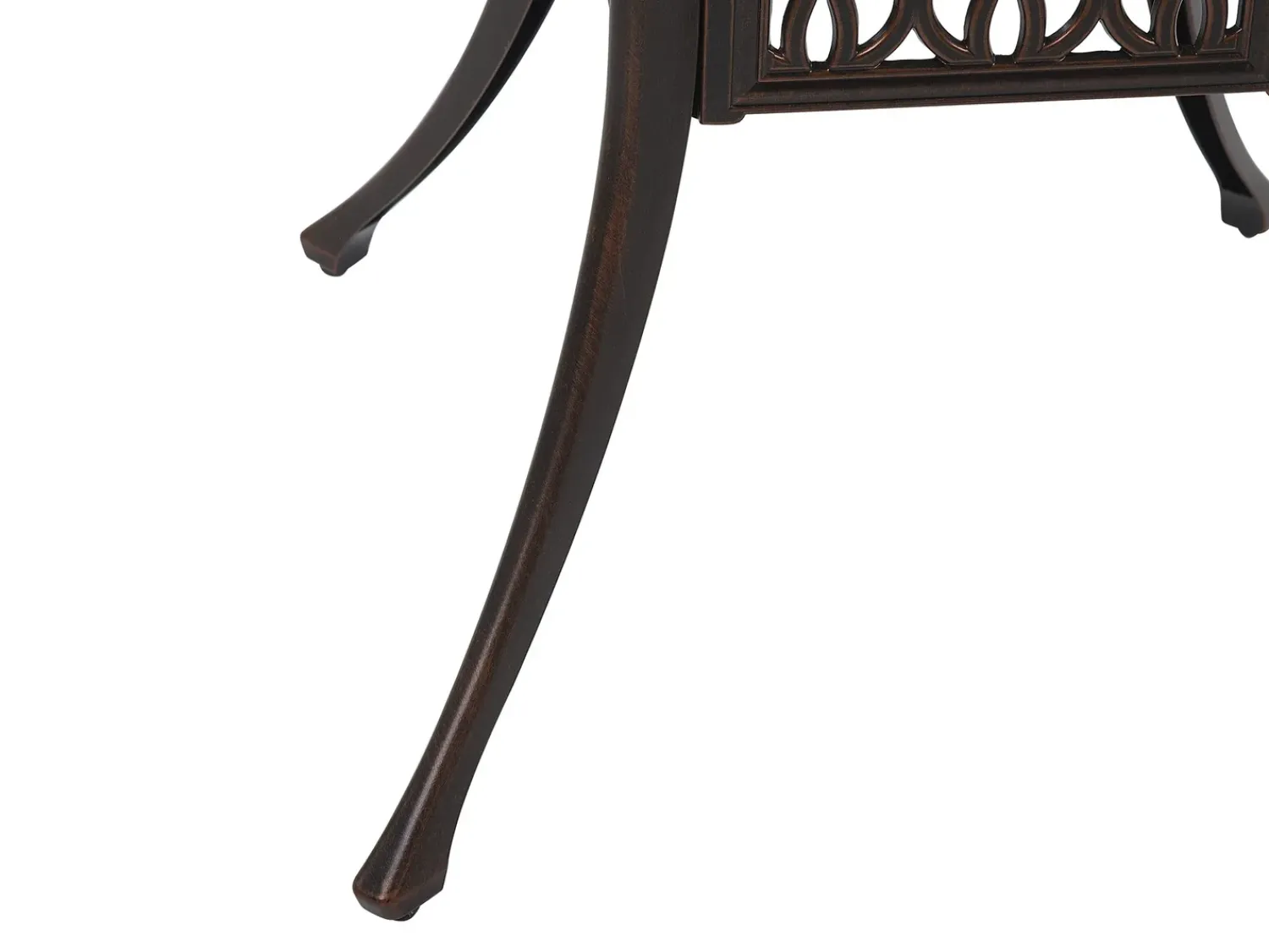 Clearance Beliani ANCONA 90 cm 90 cm Metallo scuro Marrone