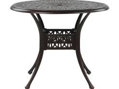 Clearance Beliani ANCONA 90 cm 90 cm Metallo scuro Marrone