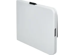 New Beliani CUGNOLI 180 cm 74 cm Bianco Bianco Argento