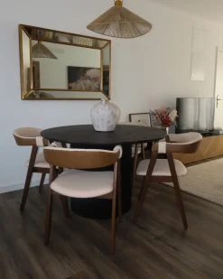 Tavolo da pranzo SHEHO Nero 120 cm 120 cm