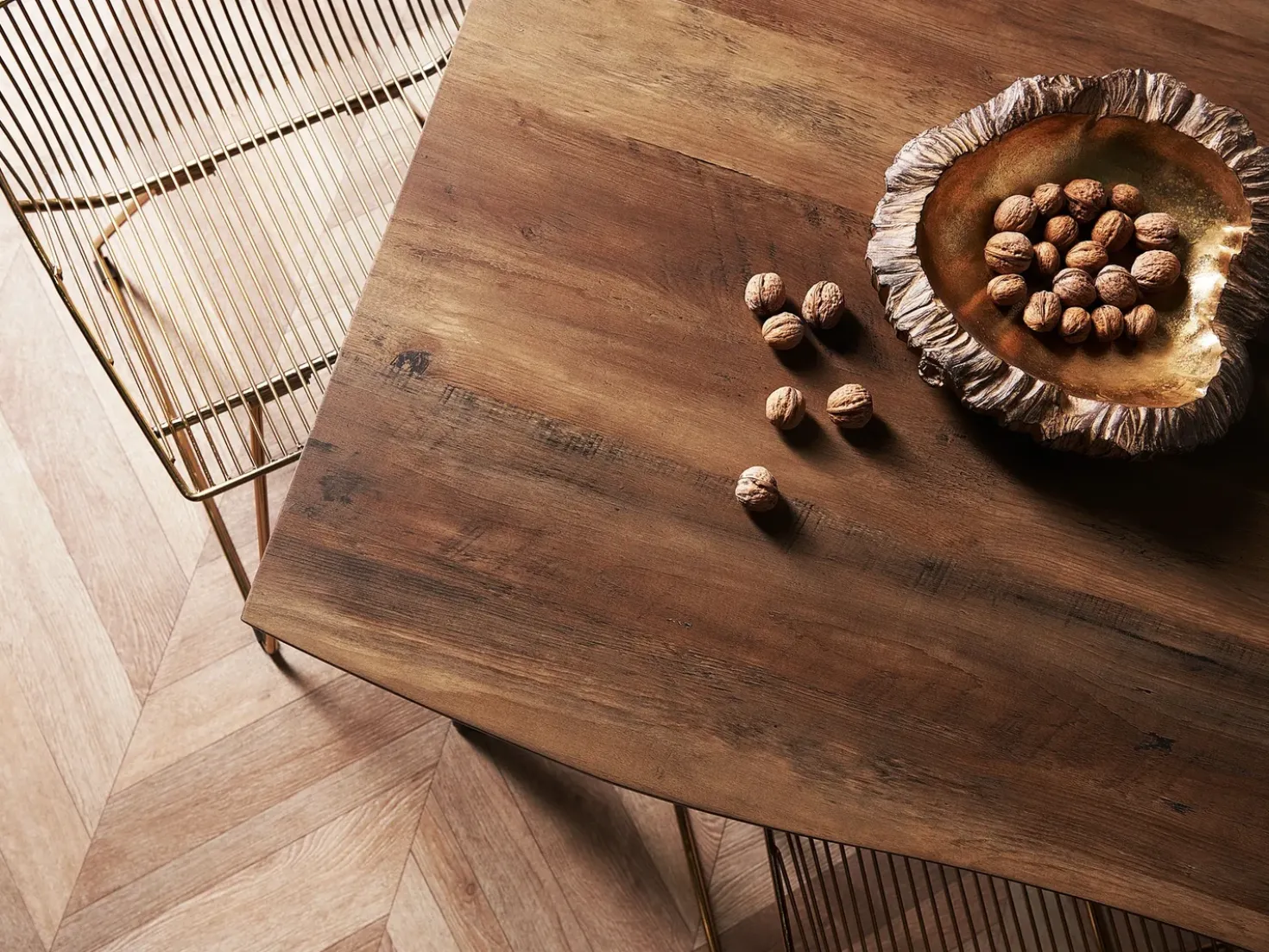 Tavolo da pranzo WITNEY Marrone scuro 160 cm 90 cm