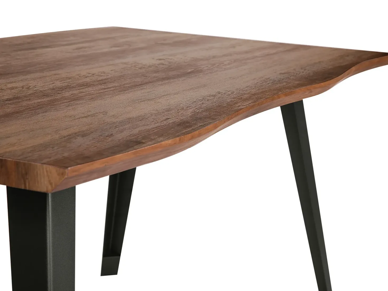 Tavolo da pranzo WITNEY Marrone scuro 160 cm 90 cm