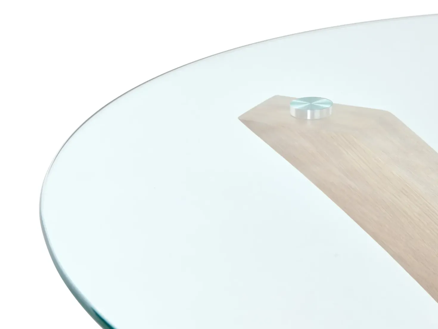 Tavolo da pranzo YAPP Marrone chiaro 100 cm 100 cm Vetro temperato