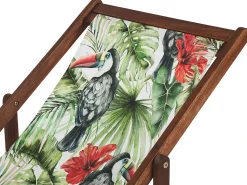 Hot Beliani Teli da sdraio ANZIO/AVELLINO 113 x 44 cm Multicolore Bianco Rosso Verde Multicolore