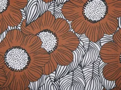 Beliani Teli da sdraio ANZIO/AVELLINO 113 x 44 cm Rosso Bianco Nero Rosso
