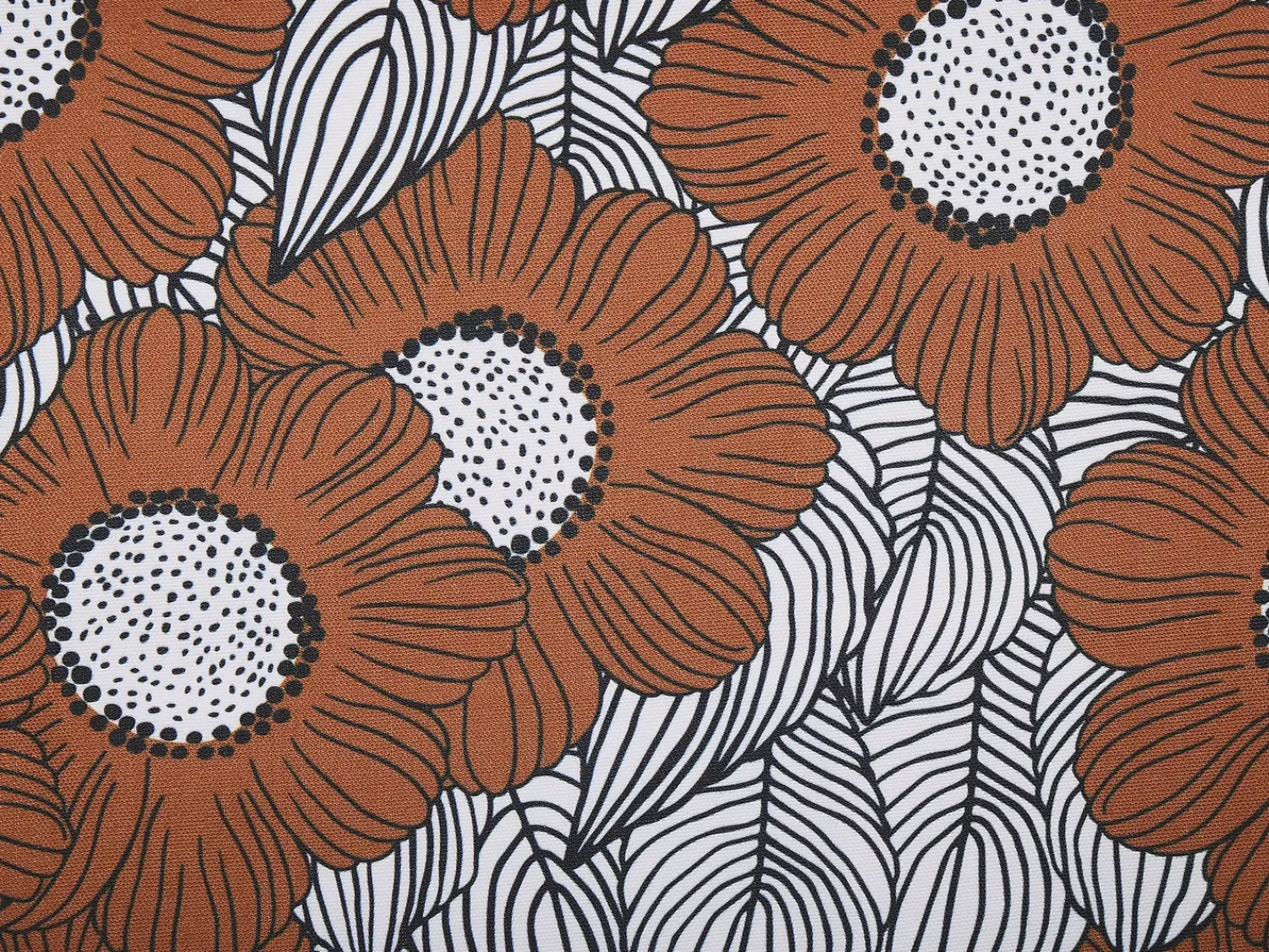 Beliani Teli da sdraio ANZIO/AVELLINO 113 x 44 cm Rosso Bianco Nero Rosso