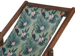 Outlet Beliani Teli da sdraio ANZIO/AVELLINO 113 x 44 cm Multicolore Arancione Blu Giallo Rosa Verde Multicolore