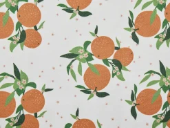 Clearance Beliani Teli da sdraio ANZIO/AVELLINO 113 x 44 cm Arancione Arancione Bianco Verde