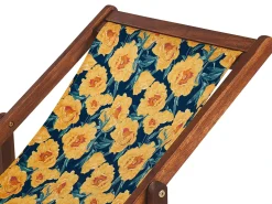 Discount Beliani Teli da sdraio ANZIO/AVELLINO 113 x 44 cm Multicolore Giallo Blu Verde