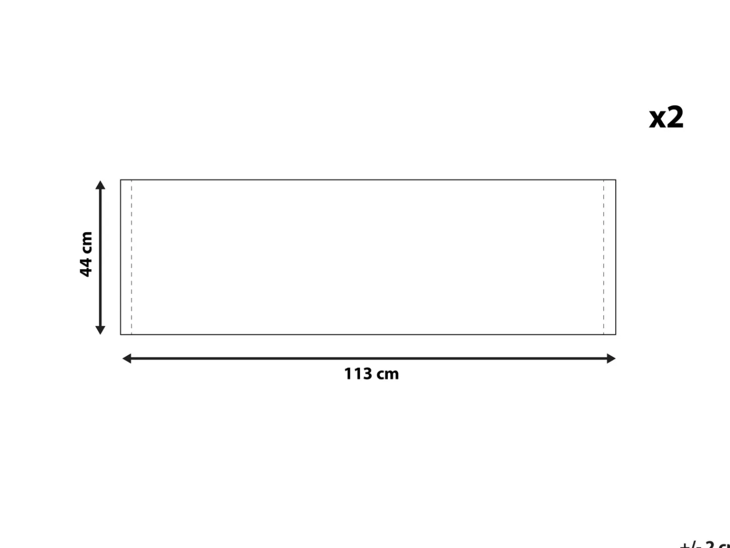 Online Beliani Teli da sdraio ANZIO/AVELLINO 113 x 44 cm Blu Bianco Rosa Viola Blu