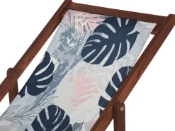 Online Beliani Teli da sdraio ANZIO/AVELLINO 113 x 44 cm Blu Bianco Rosa Viola Blu
