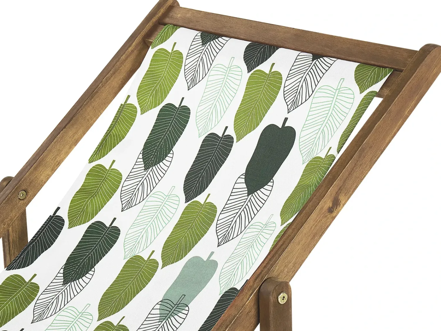 New Beliani Teli da sdraio ANZIO/AVELLINO 113 x 44 cm Verde Bianco Verde
