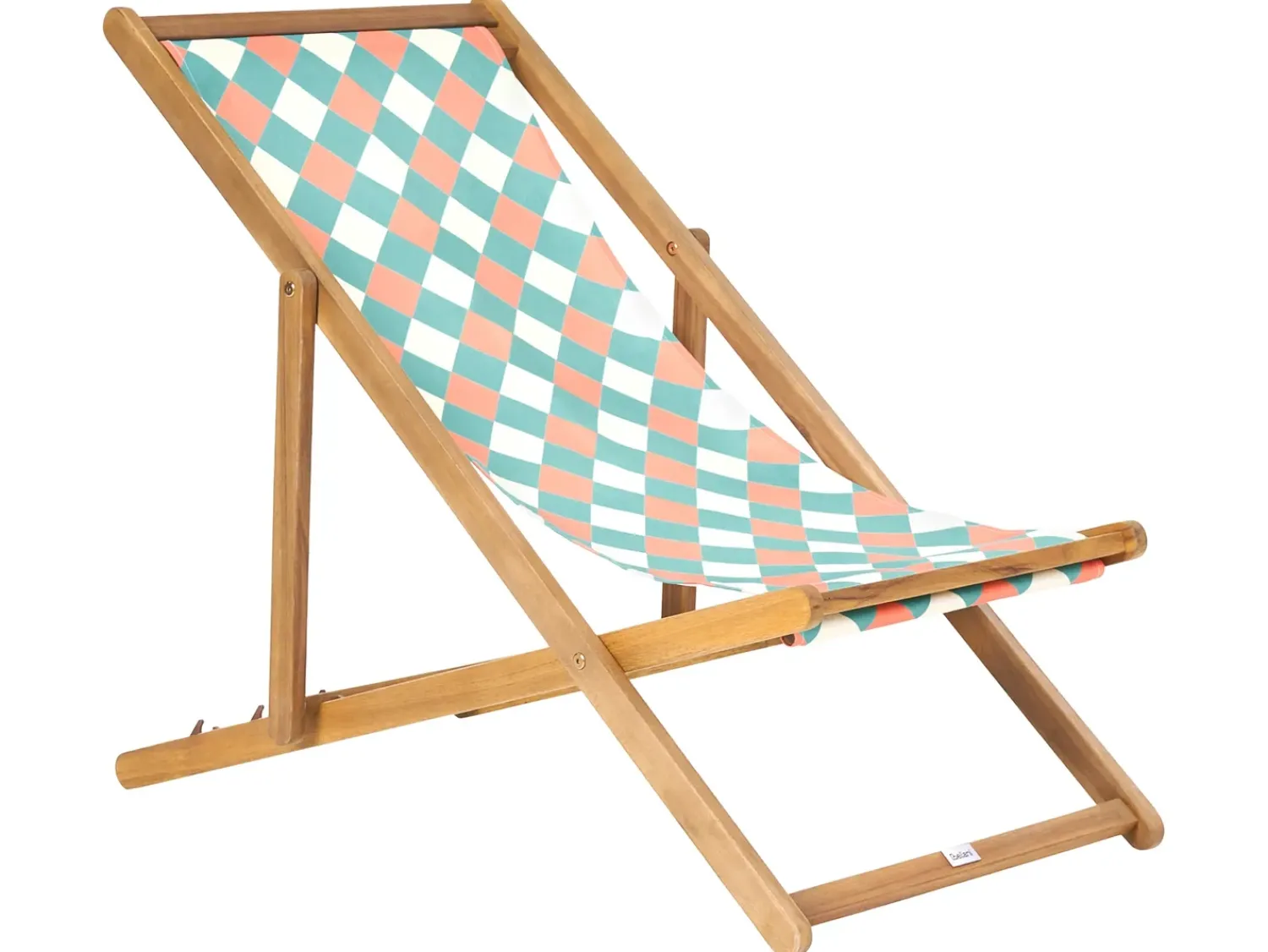 Discount Beliani Teli da sdraio ANZIO/AVELLINO 113 x 44 cm Verde Rosso Verde