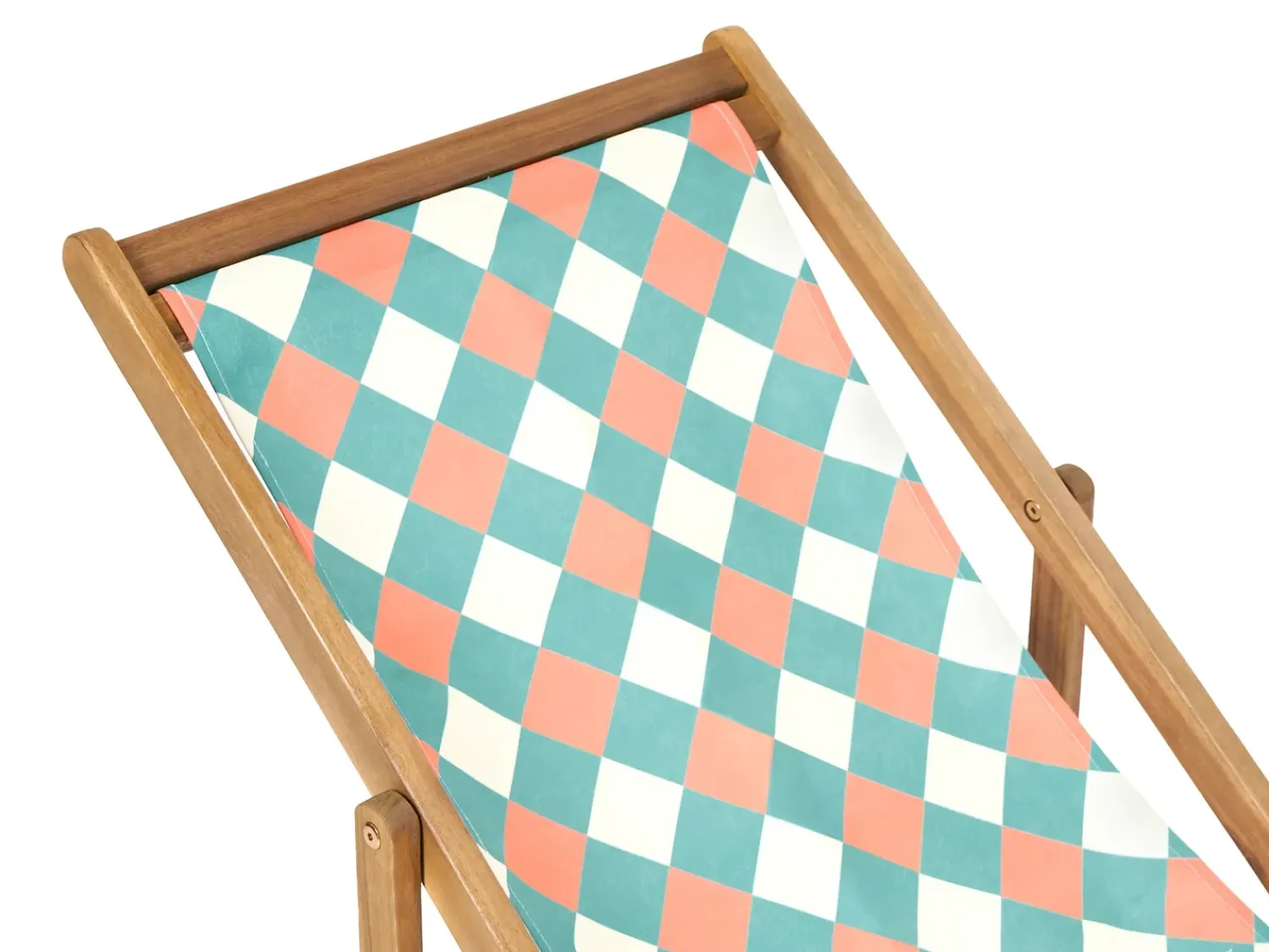 Discount Beliani Teli da sdraio ANZIO/AVELLINO 113 x 44 cm Verde Rosso Verde
