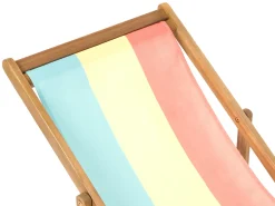 New Beliani Teli da sdraio ANZIO/AVELLINO 113 x 44 cm Multicolore Giallo Rosso Blu Multicolore