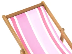 Clearance Beliani Teli da sdraio ANZIO/AVELLINO 113 x 44 cm Rosa