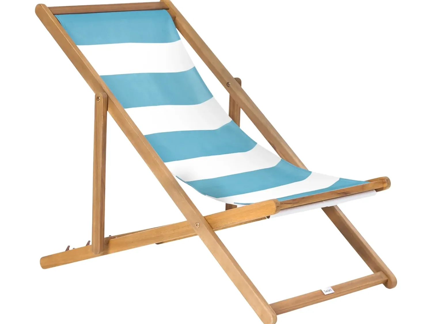 Discount Beliani Teli da sdraio ANZIO/AVELLINO 113 x 44 cm Turchese Bianco Blu