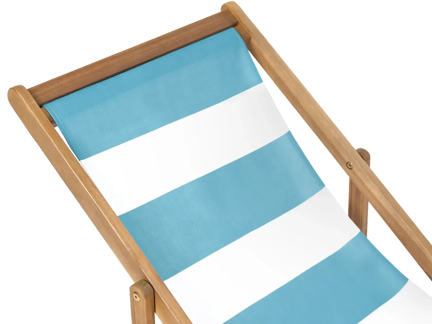 Discount Beliani Teli da sdraio ANZIO/AVELLINO 113 x 44 cm Turchese Bianco Blu