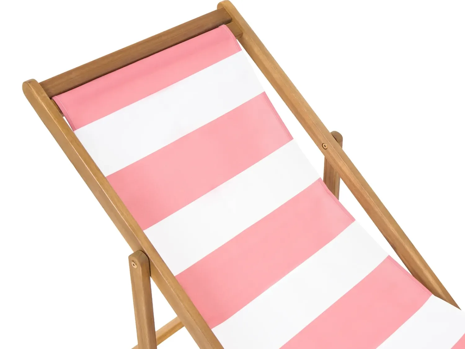 Discount Beliani Teli da sdraio ANZIO/AVELLINO 113 x 44 cm Rosso Bianco Rosso