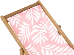 Discount Beliani Teli da sdraio ANZIO/AVELLINO 113 x 44 cm Rosa