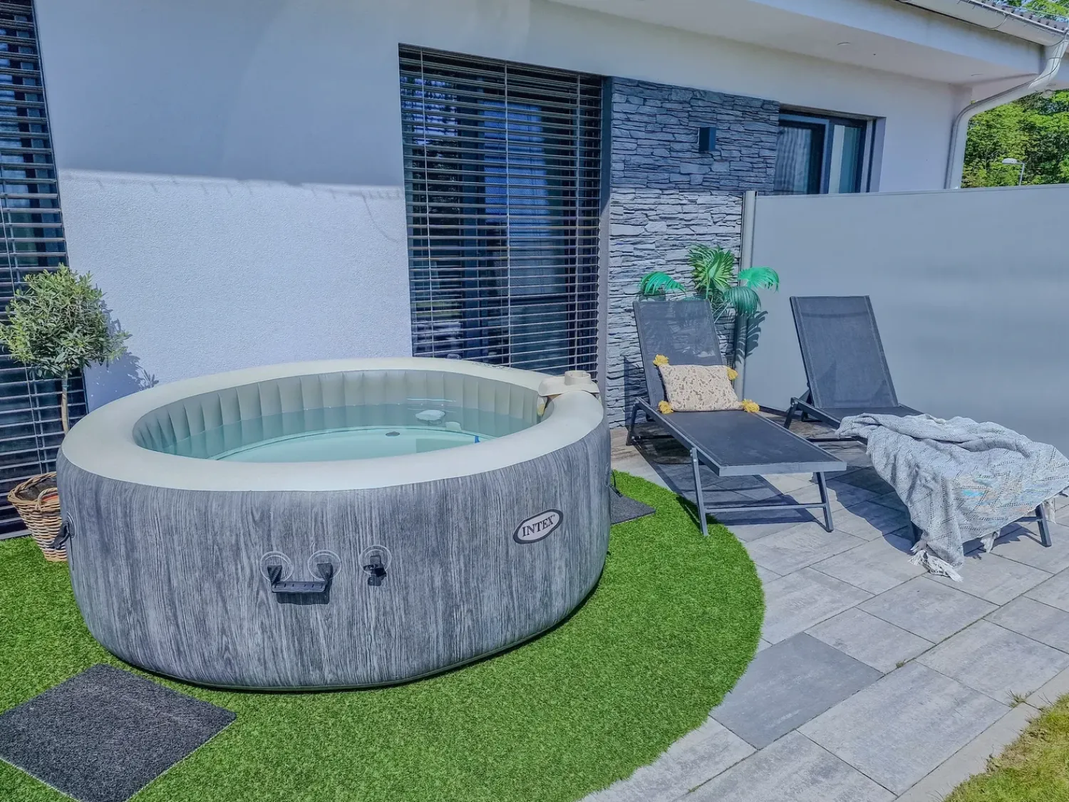 Best Beliani Tendalino laterale DORIO 305 cm 160 cm Grigio chiaro Argento Grigio