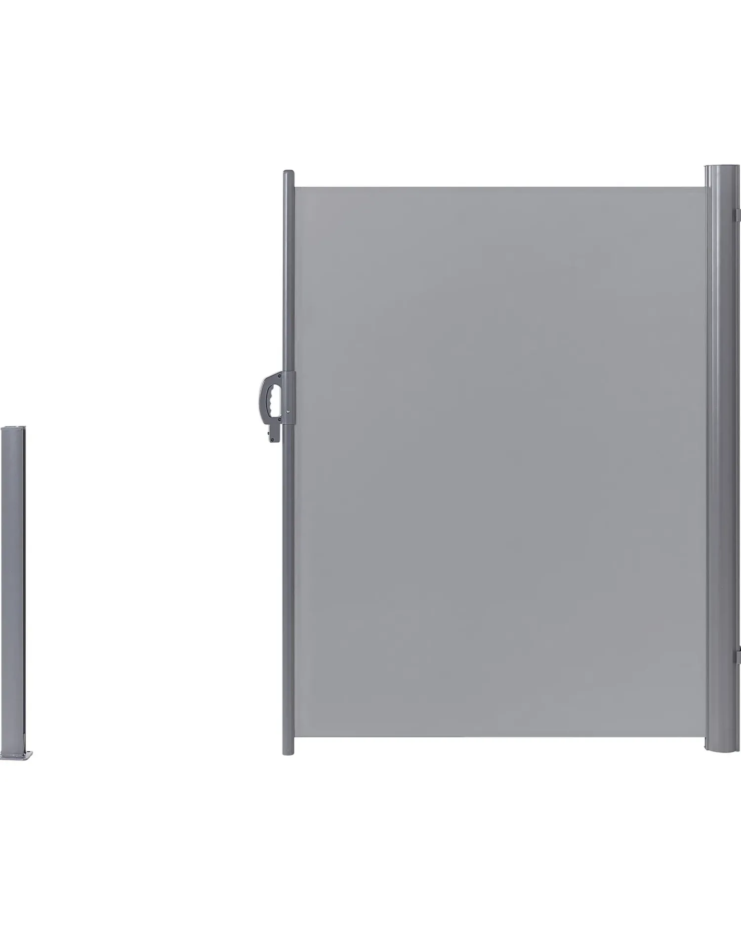 Best Beliani Tendalino laterale DORIO 305 cm 160 cm Grigio chiaro Argento Grigio