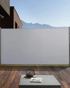 Best Beliani Tendalino laterale DORIO 305 cm 160 cm Grigio chiaro Argento Grigio