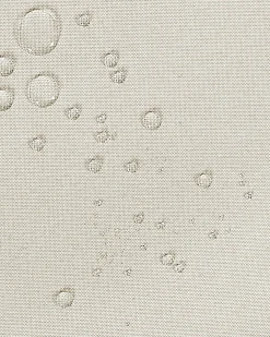 New Beliani Tendalino laterale DORIO 305 cm 160 cm Beige Beige Argento