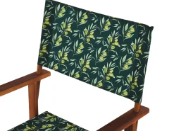 Beliani Tessuto di ricambio per sedie da giardino CINE scuro Verde