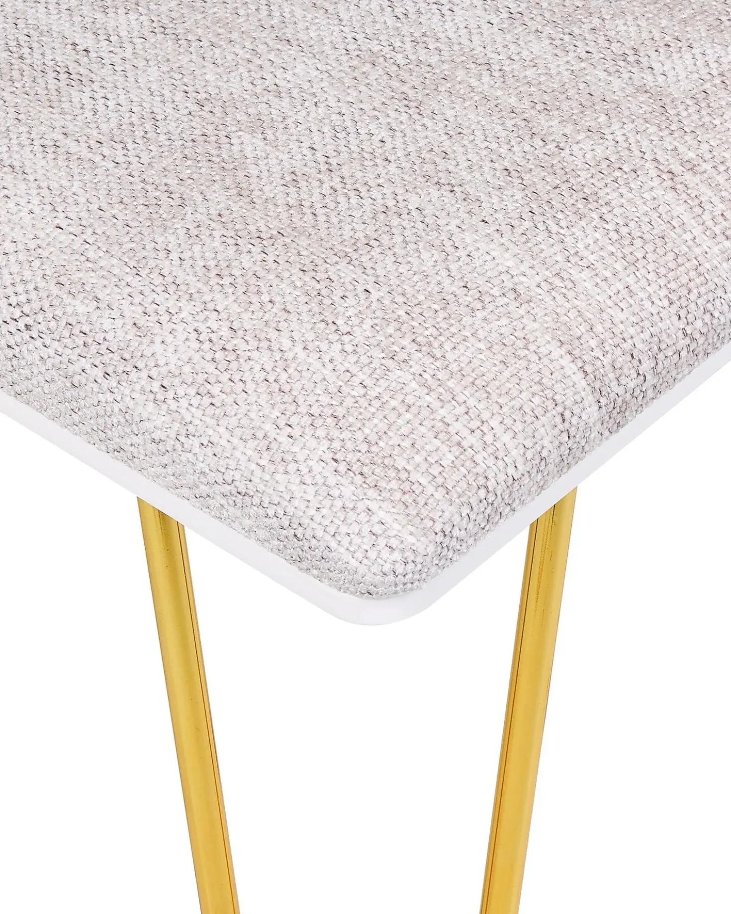 Toeletta con specchio e sgabello CAEN LED Bianco