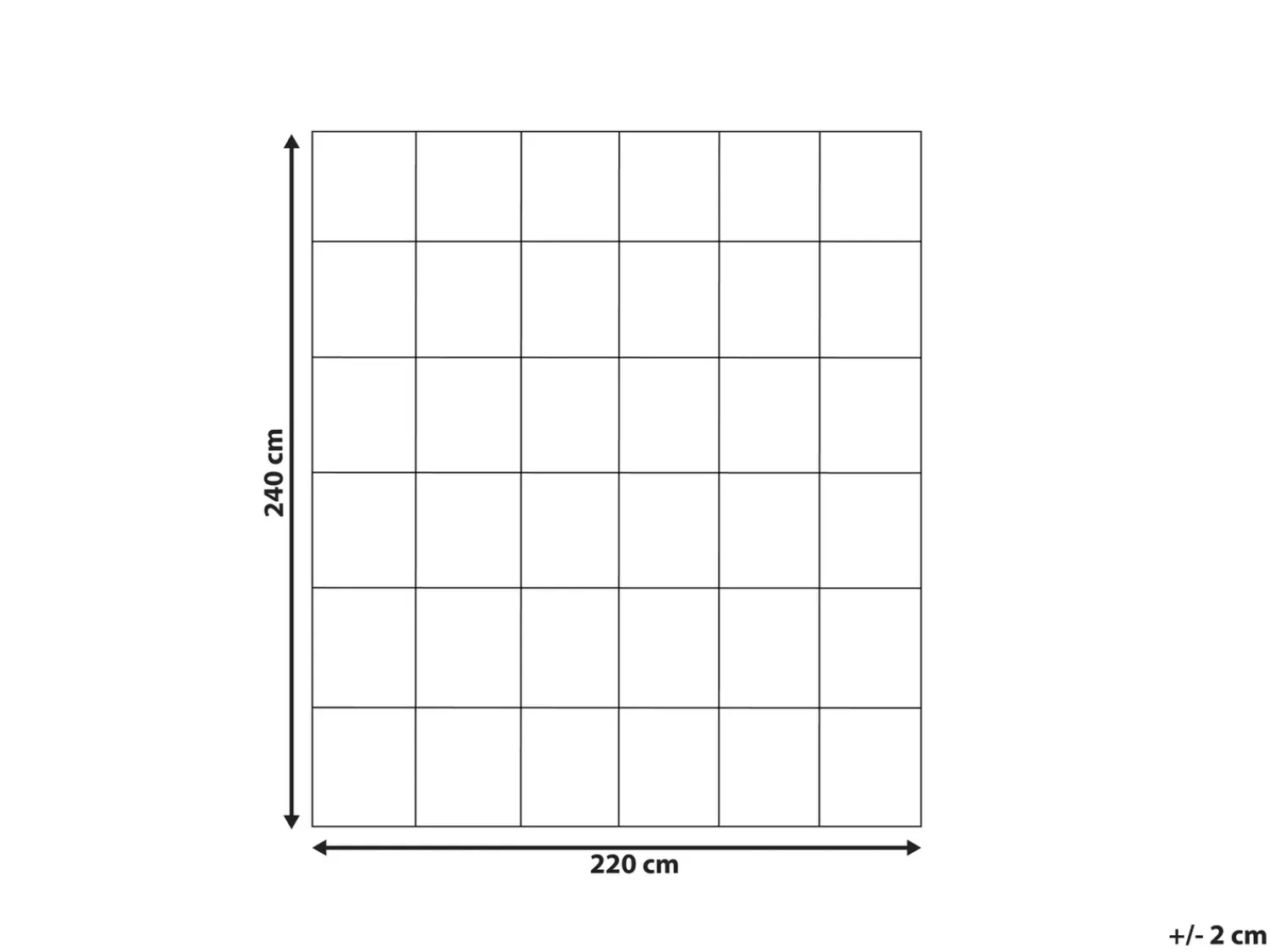 Sale Beliani Trapunta Piumino d'anatra Extra caldo GRIVOLA 220 x 240 cm Bianco