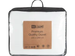 Hot Beliani Trapunta Poliestere Extra caldo LEMBERG Bianco