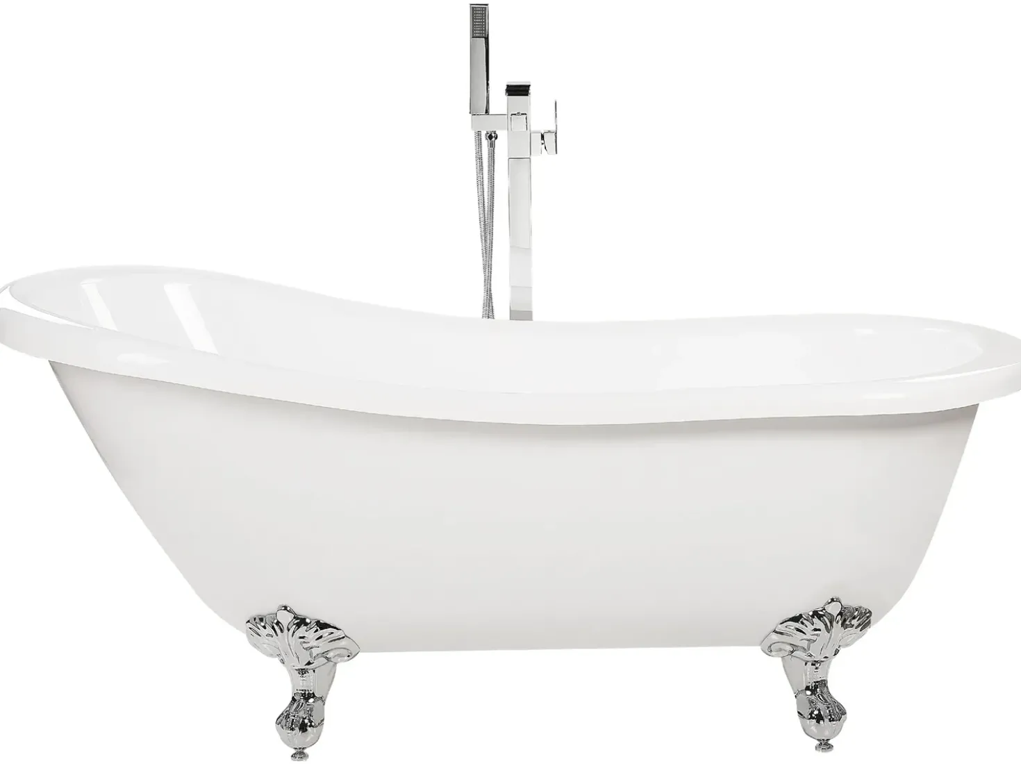 Vasca da bagno freestanding CAYMAN 153 x 77 cm Bianco