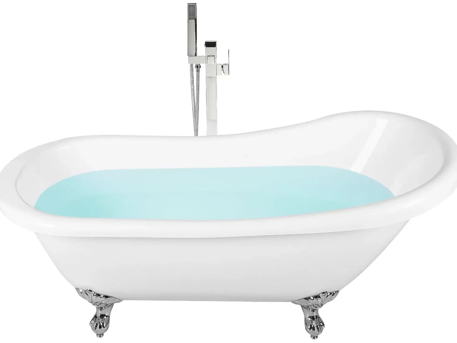 Vasca da bagno freestanding CAYMAN 153 x 77 cm Bianco