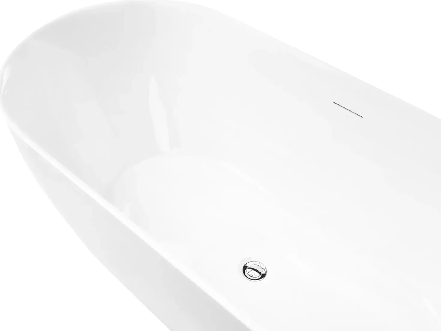Vasca da bagno freestanding CEDROS 160 x 75 cm Bianco