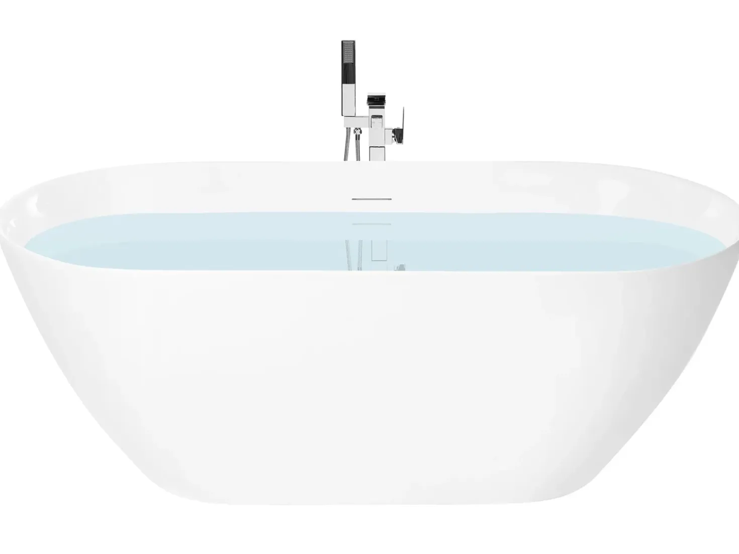 Vasca da bagno freestanding CEDROS 160 x 75 cm Bianco