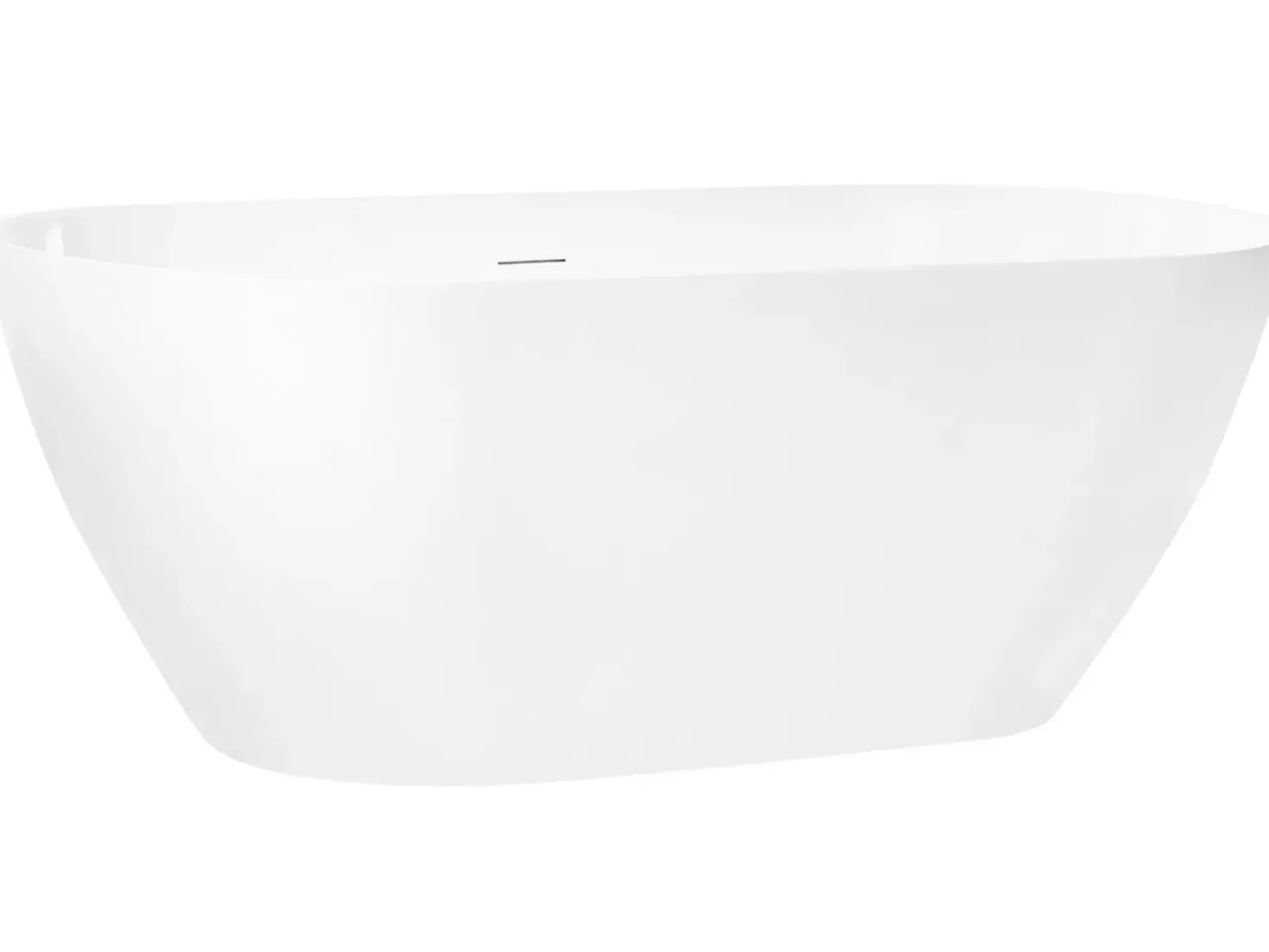 Vasca da bagno freestanding CEDROS 160 x 75 cm Bianco