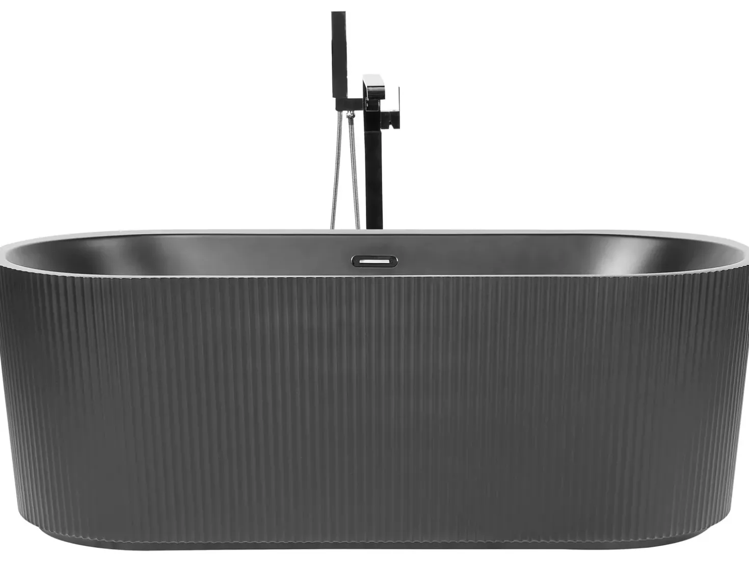 Vasca da bagno freestanding GOCTA 169 x 80 cm Nero