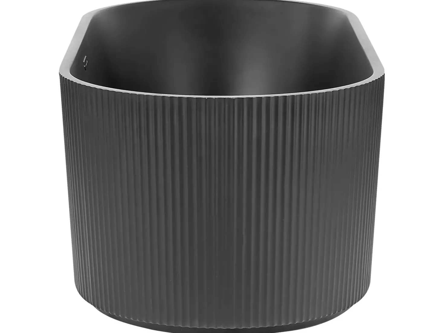 Vasca da bagno freestanding GOCTA 169 x 80 cm Nero