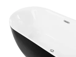 Vasca da bagno freestanding ULLUM 150 x 75 cm Nero