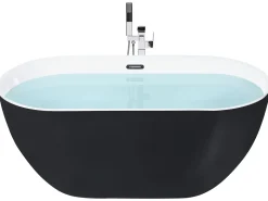 Vasca da bagno freestanding ULLUM 150 x 75 cm Nero