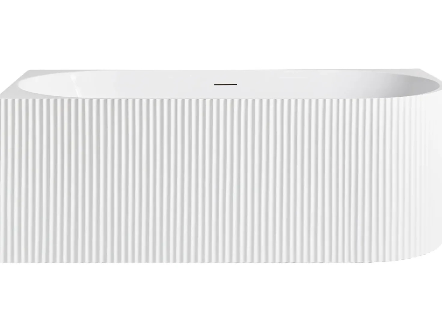 Vasca da bagno GOCTA Lato destro 170 x 78 cm Bianco